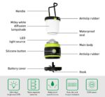EULOCA LED-Campinglaterne 1200 Lumen – 360° dimmbar mit 4 Modi für Outdoor & Zuhause – Bild 6
