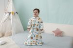 MIKAFEN Baby-Winterschlafsack 3.5 Tog mit abnehmbaren Ärmeln – 100% Baumwolle für Neugeborene bis 4 Jahre – Bild 7