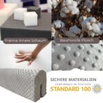 Wonder Space Bettkantenschutz 70cm – Gepolsterte Bettgeländer-Erhöhung für Kinderbetten – Bild 6
