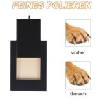 Lixstyea Krallenschleifer Kratzbrett 35x25cm mit Leckerlibox – Nagelpflege für Hunde – Bild 7