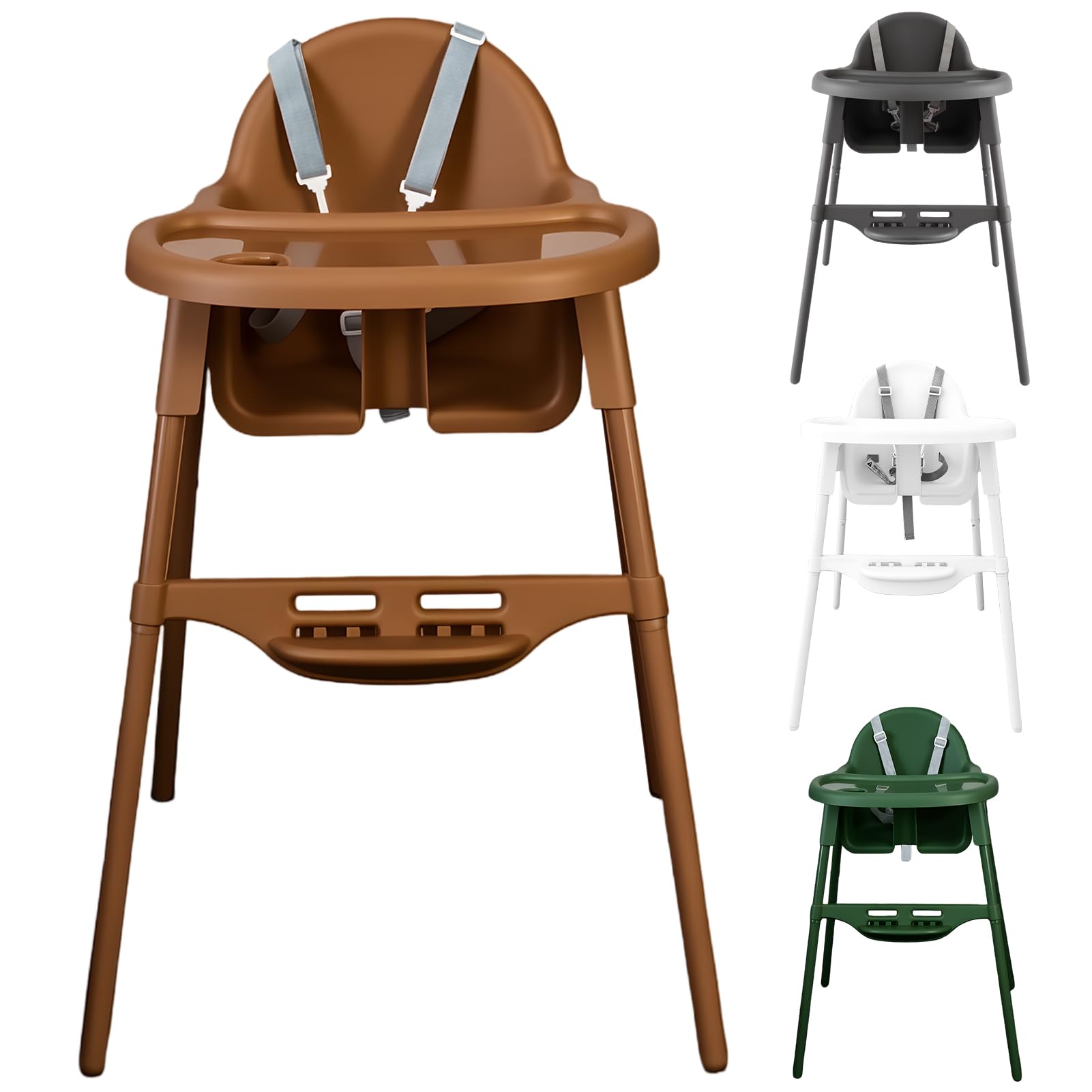 YALION Kinderhochstuhl Höhenverstellbar mit Tablett – 2-in-1 Essstuhl für Babys 6–36 Monate