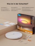 Govee RGBIC Deckenleuchte 24W Ø30cm – Smart LED Deckenlampe mit 16M Farben für Wohnzimmer – Bild 9