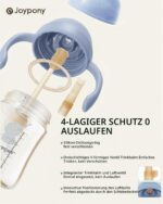 Joypony PPSU Trinklernbecher 266ml mit Strohhalm – Auslaufsicher ab 6 Monate – Bild 5
