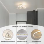 Goeco LED Deckenleuchte 20W 2200LM mit 3 Farbtemperaturen – Moderne Spiralleuchte für Wohnräume – Bild 4