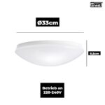 McShine Star Deckenleuchte Ø33cm 2-flammig E27 – Moderne Raumbeleuchtung – Bild 5