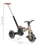 Kikka Boo Flash 5-in-1 Dreirad ab 18 Monaten – Mitwachsendes Laufrad & Fahrrad – Bild 3