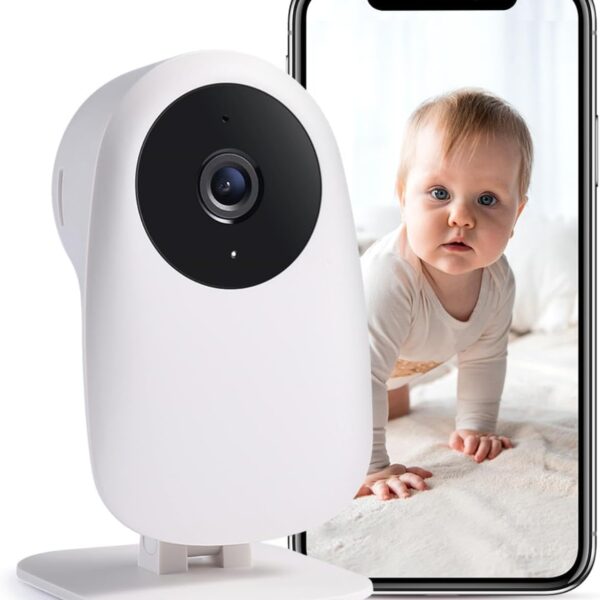 nooie Babyphone mit Kamera 1080P HD – WLAN Baby Monitor mit Nachtsicht & Gegensprechfunktion