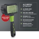 ReaVET Zupfbürste 2in1 – Doppelseitige Fellbürste für Hunde & Katzen mit Langhaar – Bild 2