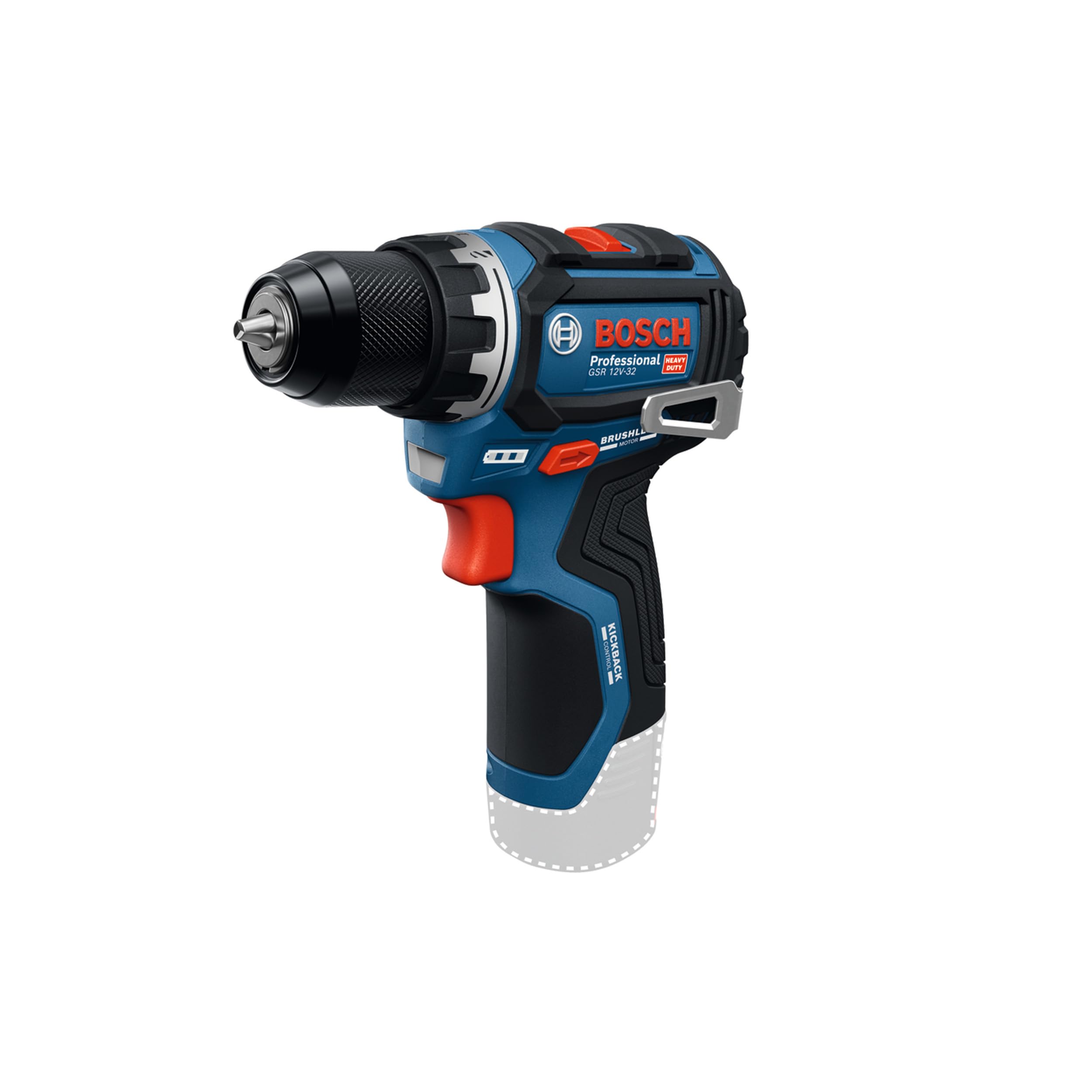 Bosch Professional GSR 12V-32 Akku-Bohrschrauber – Kompakt & Sicher mit bürstenlosem Motor
