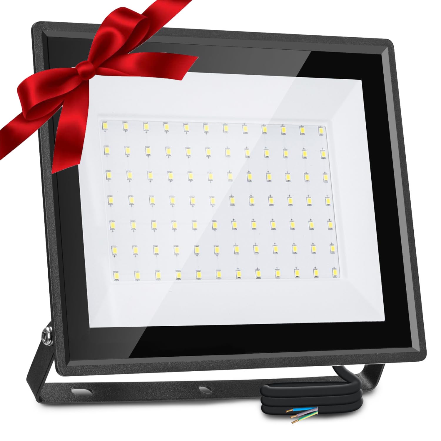 Aigostar LED-Flutlicht 70W 6300lm Kaltweiss IP65 – Wasserdichter Aussenstrahler für Garten & Hof