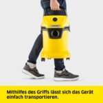 KÄRCHER WD 3 V-17/4/20 Nass-Trockensauger – 1.000 W Mehrzwecksauger mit Patronenfilter – Bild 3