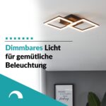 EGLO RGBIC LED Deckenleuchte mit Fernbedienung – Gaming & Party Ambientebeleuchtung – Bild 6