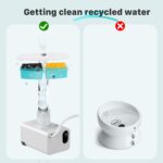 FOFNON Katzenbrunnen Filter Set 12er – 6 Filter + 6 Schaumstofffilter für sauberes Trinkwasser – Bild 5