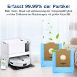 Home Times 3L Staubbeutel für yeedi Cube Saugroboter – 6er Set Ersatzteile – Bild 3