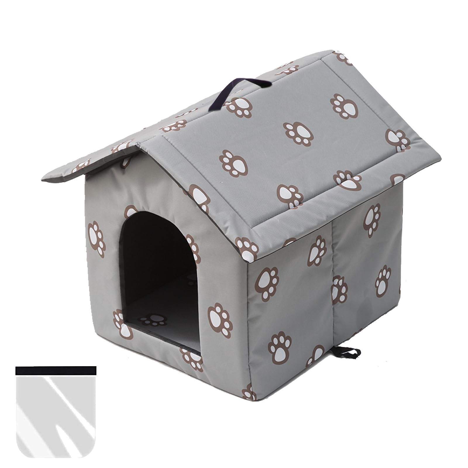 LUNNTE Katzenhaus Outdoor M – Winterfest & Wasserdicht für draußen