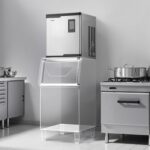 VEVOR kommerzielle Eismaschine 136 kg/Tag – Edelstahl-Eisbereiter mit Touch-Display für Gastronomie – Bild 8