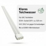 Pondlife UVC-Ersatzlampe 55 W PL 2G11 – Klares Teichwasser für Teichklärer & Filter – Bild 2