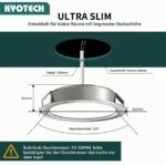 KYOTECH LED Einbaustrahler 6er Set 230V 4000K – Ultra flach für Küche & Bad – Bild 2