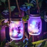 2er Set Solar Einmachglas Laternen mit 30 LEDs – Mehrfarbige Gartenleuchten für Balkon & Terrasse – Bild 2