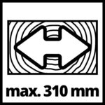 Einhell TC-SM 2131/2 Dual Zug-Kapp-Gehrungssäge – 1800 W Präzisionssäge mit Laser – Bild 10