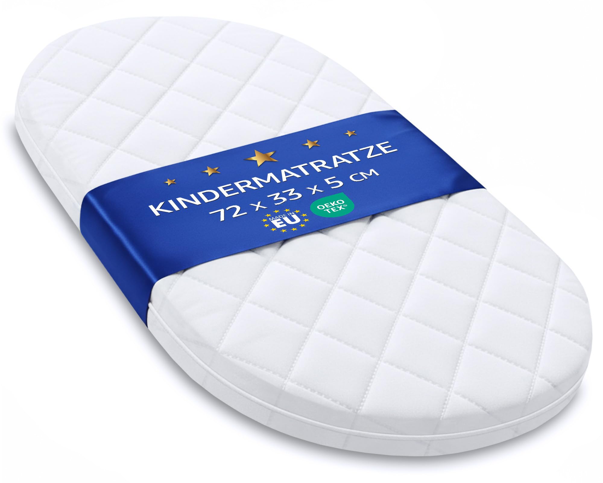 Totsy Baby Kinderwagenmatratze 72x33 cm – Atmungsaktive Babymatratze für Kinderwagen & Beistellbett