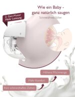 Momcozy M5 Elektrische Milchpumpe Freihändig 24mm – Tragbare Brustpumpe mit Mikrovibration – Bild 6