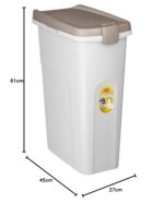 Futterbehälter 45L luftdicht mit Clip – Frischhaltung für Hunde- & Katzenfutter – Bild 10