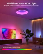 Matane 24W Smart RGB LED Deckenlampe 28cm – Dimmbar mit App & Sprachsteuerung – Bild 5