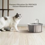 PEKTACO Katzenbrunnenfilter 6er-Pack – Ersatz- & Vorfilterschwämme für 3,2L Brunnen – Bild 8