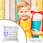 Personalisiertes Einschulungskissen 40x40 cm – Geschenk für Schulanfänger – Bild 7