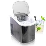 Mulano Eiswürfelmaschine Edelstahl – 10-12 kg Eis täglich für Zuhause & Events