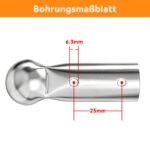 NICEDACK Fahrradanhängerkupplung – Universell für Sattelstützen 27,5–33 mm – Bild 8