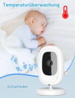 TakTark Babyphone mit Kamera 2,8 Zoll – 720p HD Überwachung ohne WLAN für Eltern – Bild 8
