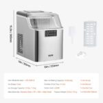 VEVOR Eiswürfelmaschine 24 Würfel in 15 Min – 20,4 kg/24h Eisproduktion für Küche & Bar – Bild 7