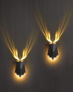 Fuloon Hirschschatten LED Wandleuchte mit Fernbedienung – Dimmbar & Wiederaufladbar
