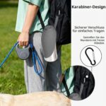 Vsshe 700 ml Hunde Trinkflasche mit Faltnapf – Auslaufsicher für Wanderungen & Camping – Bild 5