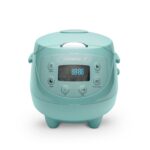 Reishunger Digitaler Reiskocher klein – 8 Kochmodi für 1-3 Personen Mint