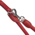 HUNTER Round & Soft Love Hundeführleine – Verstellbar bis 200 cm, Rot, Handarbeit – Bild 3