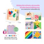 Jolly Designs Mini Quiet Book Magischer Vogel – Montessori Motorikbuch ab 18 Monaten – Bild 2