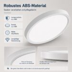 Oraymin Deckenleuchte Ø30 cm mit Bewegungsmelder – 24W LED 4000K für Flur & Balkon – Bild 4