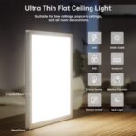 BLNAN 24W RGB LED Deckenleuchte Dimmbar – Moderne Panelleuchte mit Fernbedienung für jeden Raum – Bild 7