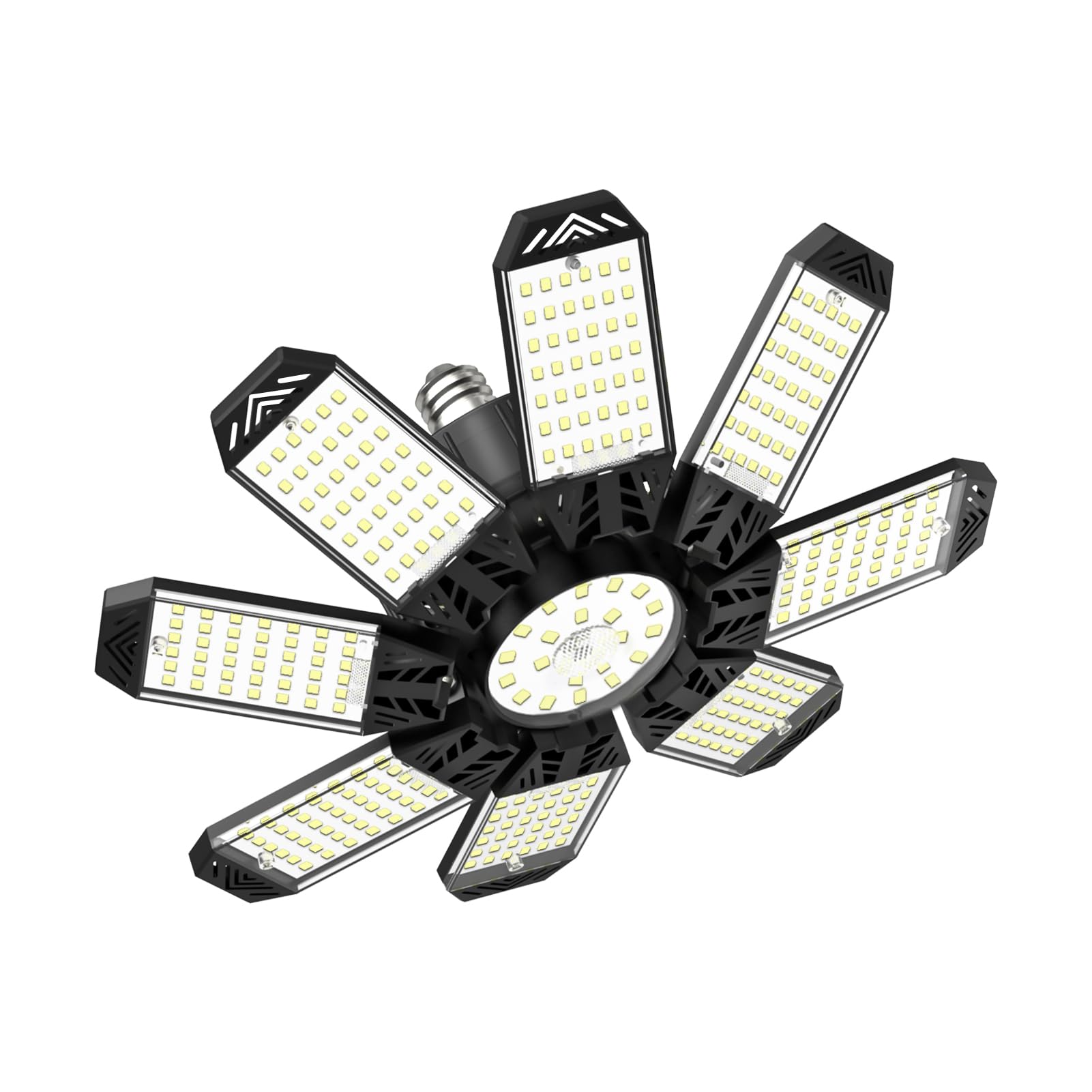 LAMLAMCK LED Garagenlampe 210W – 21000 Lumen Werkstattleuchte mit verstellbarem Panel