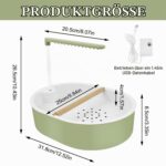 Automatische Vogeldusche mit Wasserfall – Vogelbad für Wellensittiche & Unzertrennliche – Bild 2