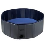 Purlov Faltbarer Hundepool 100x30 cm – 230L Gartenpool mit Ablaufventil für Hunde – Bild 9