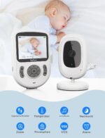 TakTark Babyphone mit Kamera 2,8 Zoll – 720p HD Überwachung ohne WLAN für Eltern – Bild 2