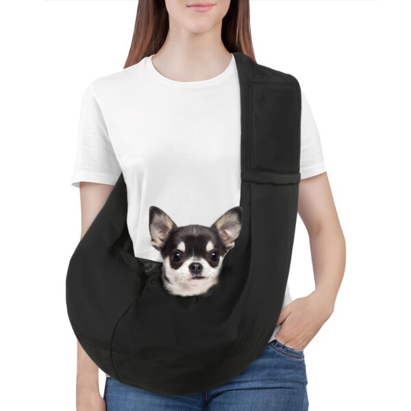 Pawaboo Hunde-Tragetasche für kleine Hunde – Freihändig mit Sicherheitsgurt & Wendelbares Design