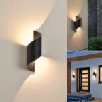 KUKAK 10W LED Wandleuchte IP65 – Innen & Außen Wandlampe 3000K Warmweiss