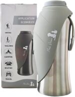 Maili Deluxe Hundetrinkflasche 800ml – Isolierte Edelstahl Wasserflasche für unterwegs