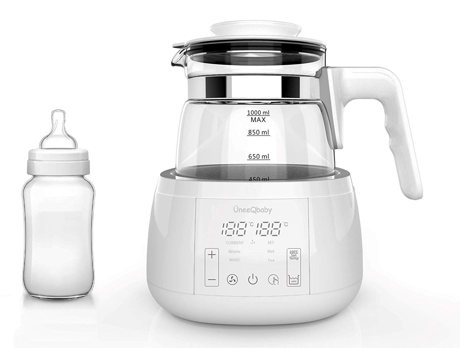 ÜneeQbaby Fortgeschrittene Babyflaschen-Zubereitungsmaschine – Präzise Temperaturkontrolle