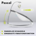 Lionelo Pascal Baby Wippe – 5 Melodien, Vibrationen & 4-fach verstellbar für Neugeborene – Bild 4